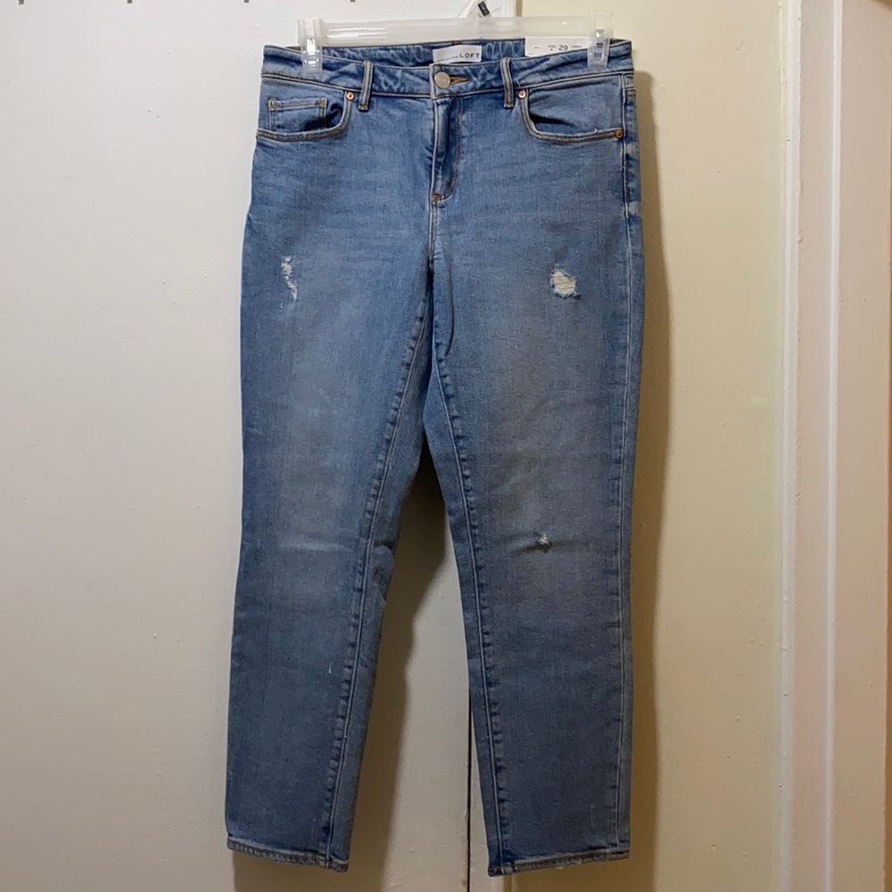 Brand New Loft Curvy Skinny Crop Jean